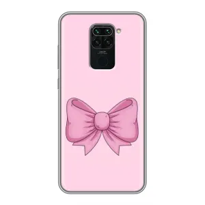 Чохол банти для Xiaomi Redmi Note 9 (Рожевий бантик)