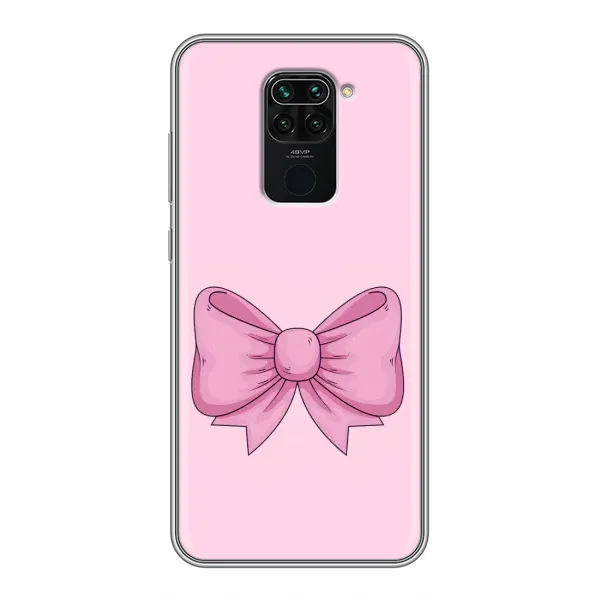 Чехол с рисунком «Розовый бантик» для Xiaomi Redmi Note 9 Чехол с рисунком «Розовый бантик» для Xiaomi Redmi Note 9