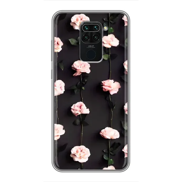Чехол с рисунком «Розы» для Xiaomi Redmi Note 9 Чехол с рисунком «Розы» для Xiaomi Redmi Note 9