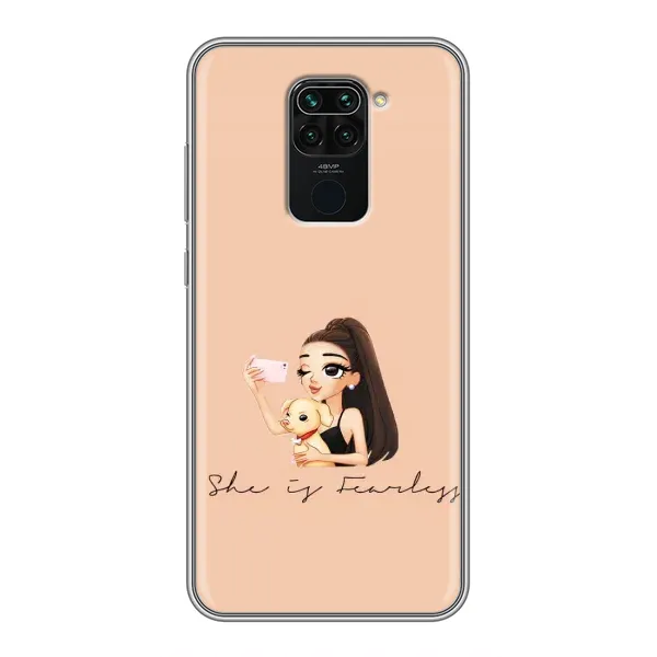 Чехол с рисунком «С собакой» для Xiaomi Redmi Note 9