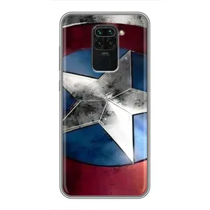 Чехол с Щитом Капитана Америки на Xiaomi Redmi Note 9 (Щит Капитана Америки)