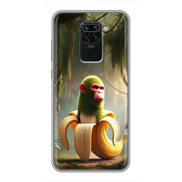 Чехол с рисунком «Шимпанзини бананини» для Xiaomi Redmi Note 9 Чехол с рисунком «Шимпанзини бананини» для Xiaomi Redmi Note 9