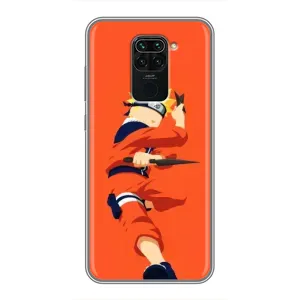 Чохли з принтом НАРУТО на Xiaomi Redmi Note 9 (Силует Наруто)