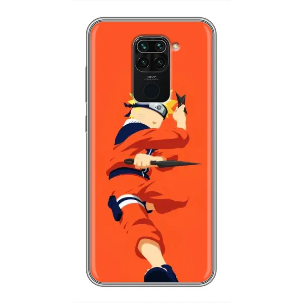 Чехол с рисунком «Силуэт Наруто» для Xiaomi Redmi Note 9