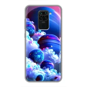 Чохли КОСМОС на Xiaomi Redmi Note 9 (Сині планети)