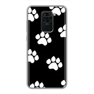 Бампер для Xiaomi Redmi Note 9 з картинкою "Песики" (Сліди собак)