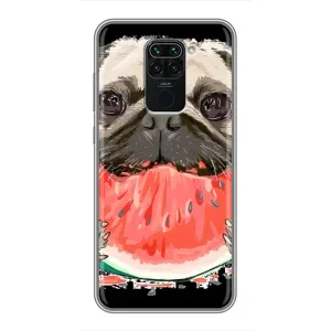 Чохол (ТПУ) Милі песики для Xiaomi Redmi Note 9 (Смішний Мопс)