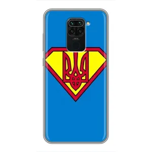 Чехол с картинкой (Патриотический ГЕРБ) на Xiaomi Redmi Note 9 (Super - Герб)