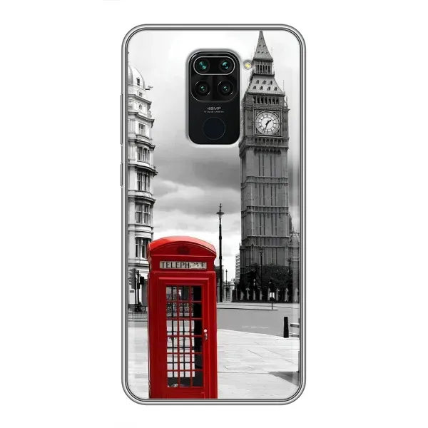 Чехол с рисунком «TELEPHONE» для Xiaomi Redmi Note 9 Чехол с рисунком «TELEPHONE» для Xiaomi Redmi Note 9
