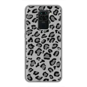 Чохол з леопардовим принтом на Xiaomi Redmi Note 9 (Темний леопард)