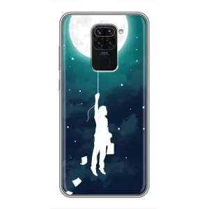 Чохол (ТПУ) з планетами на Xiaomi Redmi Note 9 (To The moon)