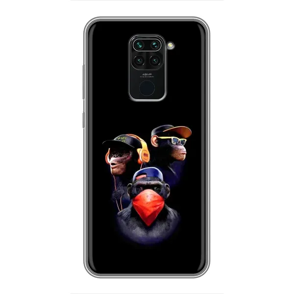 Чехол с рисунком «Три обезьяны» для Xiaomi Redmi Note 9 Чехол с рисунком «Три обезьяны» для Xiaomi Redmi Note 9