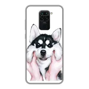 Бампер для Xiaomi Redmi Note 9 з картинкою "Песики" (Собака Хаскі)
