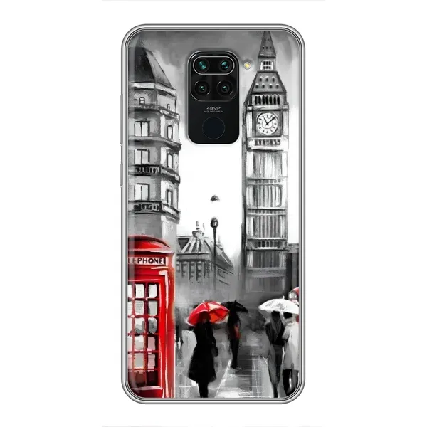 Чехол с рисунком «Вид на Биг Бен» для Xiaomi Redmi Note 9 Чехол с рисунком «Вид на Биг Бен» для Xiaomi Redmi Note 9