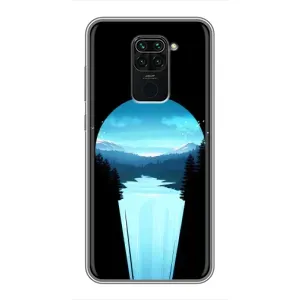 Літній Чохол на Xiaomi Redmi Note 9 (Синій Водоспад)