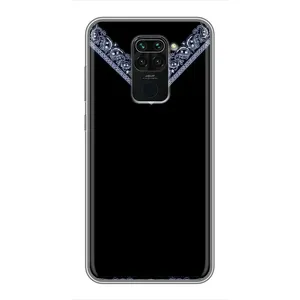 Силіконовый Чохол на Xiaomi Redmi Note 9 (Комірець вишиванки)