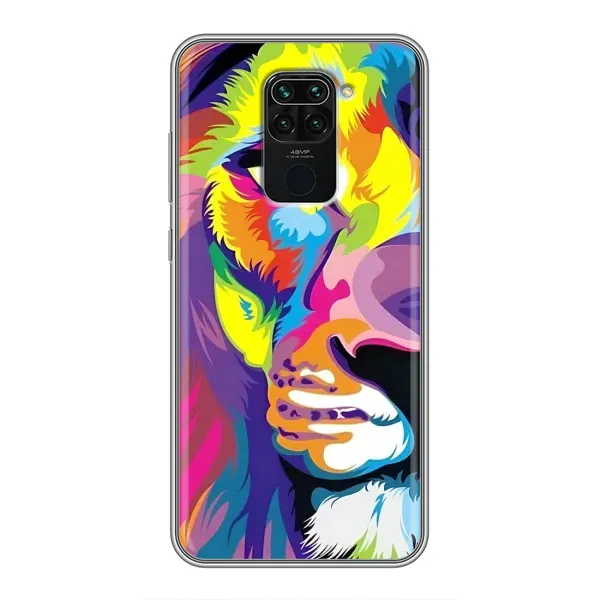 Чехол с рисунком «Яркий Лев» для Xiaomi Redmi Note 9 Чехол с рисунком «Яркий Лев» для Xiaomi Redmi Note 9