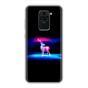 Силіконовий бампер з картинкою звірів для Xiaomi Redmi Note 9 (Яскравий олень)