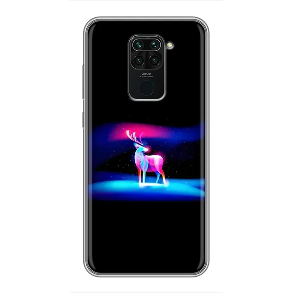 Чехол с рисунком «Яркий олень» для Xiaomi Redmi Note 9