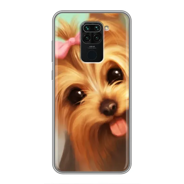 Чехол с рисунком «Йоршенский терьер» для Xiaomi Redmi Note 9 Чехол с рисунком «Йоршенский терьер» для Xiaomi Redmi Note 9