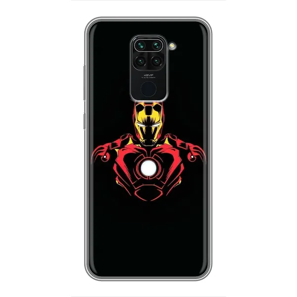 Чехол с рисунком «Железный человек» для Xiaomi Redmi Note 9 Чехол с рисунком «Железный человек» для Xiaomi Redmi Note 9
