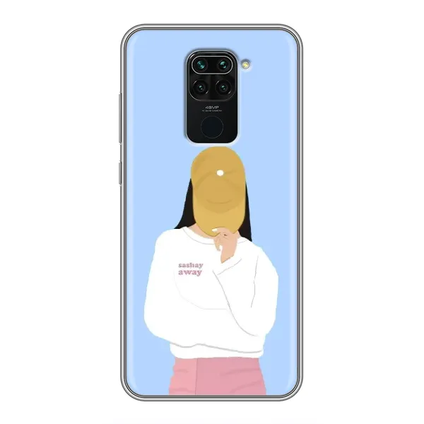 Чехол с рисунком «Желтая кепка» для Xiaomi Redmi Note 9