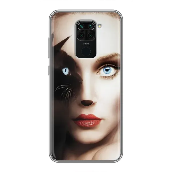 Чехол с рисунком «Женщина кошка» для Xiaomi Redmi Note 9 Чехол с рисунком «Женщина кошка» для Xiaomi Redmi Note 9