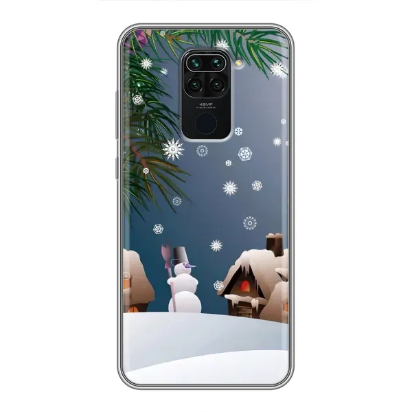 Чехол с рисунком «Зима» для Xiaomi Redmi Note 9 Чехол с рисунком «Зима» для Xiaomi Redmi Note 9