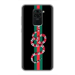 Чохли бренд ГУЧЧІ для Xiaomi Redmi Note 9 (Змій Гуччі)