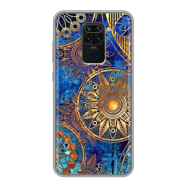 Чехол с рисунком «Золотые узоры» для Xiaomi Redmi Note 9 Чехол с рисунком «Золотые узоры» для Xiaomi Redmi Note 9
