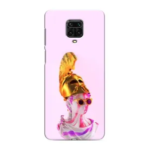 Чехол с Прикольным принтом на Xiaomi Redmi Note 9S (АРТ Статуя)