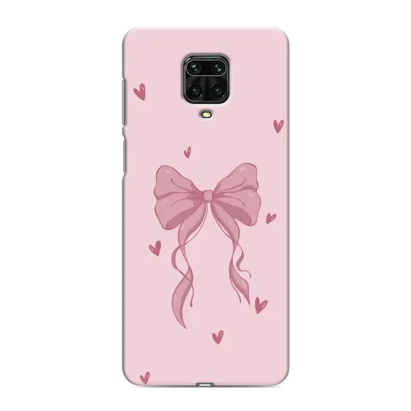 Чехол с рисунком «Бант на розовом» для Xiaomi Redmi Note 9S Чехол с рисунком «Бант на розовом» для Xiaomi Redmi Note 9S
