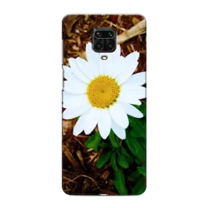 Чехол с ромашками на Xiaomi Redmi Note 9S (Белая ромашка)