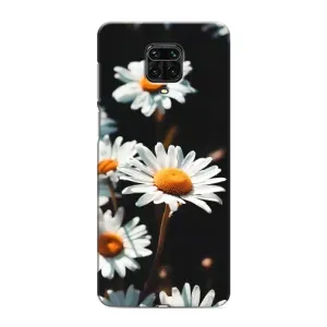 Чехол с ромашками на Xiaomi Redmi Note 9S (Белые ромашки)