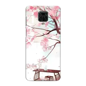 Чехол с принтом САКУРЫ на Xiaomi Redmi Note 9S (Чайная церемония)