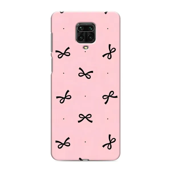 Чехол с рисунком «Черные бантики» для Xiaomi Redmi Note 9S Чехол с рисунком «Черные бантики» для Xiaomi Redmi Note 9S