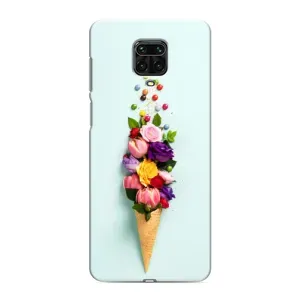 Чехлы с тематикой "ЦВЕТЫ" на Xiaomi Redmi Note 9S (Цветок-мороженное)