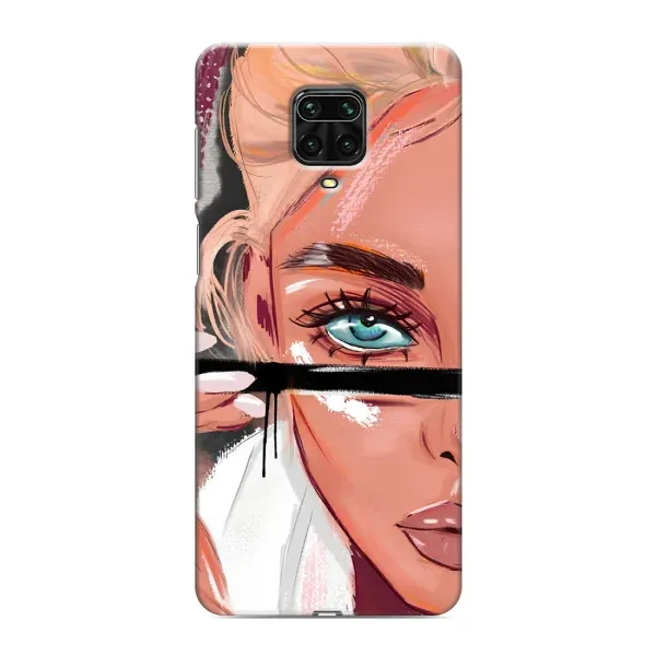 Чехол с рисунком «Девушка и ресницы» для Xiaomi Redmi Note 9S Чехол с рисунком «Девушка и ресницы» для Xiaomi Redmi Note 9S