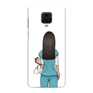 Силиконовый бампер (Работники) на Xiaomi Redmi Note 9S (Доктор)