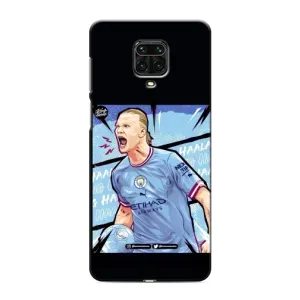 Чехлы с принтом для Xiaomi Redmi Note 9S Футболист (гол Эрлинг Холланд)