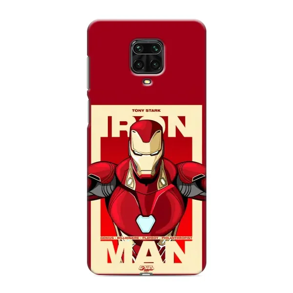 Чехол с рисунком «Iron man» для Xiaomi Redmi Note 9S Чехол с рисунком «Iron man» для Xiaomi Redmi Note 9S