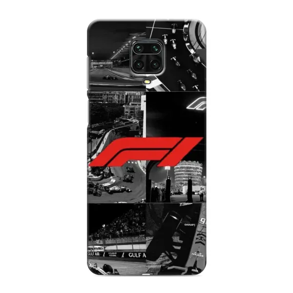 Чехол с рисунком «Коллаж Формула 1» для Xiaomi Redmi Note 9S Чехол с рисунком «Коллаж Формула 1» для Xiaomi Redmi Note 9S
