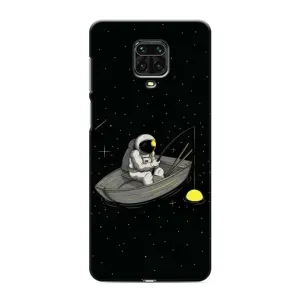 Силиконовый Чехол с принтом "Космонавты" на Xiaomi Redmi Note 9S (Космонавт на рыбалке)
