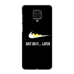 Силиконовый Чехол на Xiaomi Redmi Note 9S с картинкой Nike (Later)