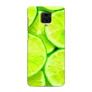 Чохол з зображенням смачної їжі для Xiaomi Redmi Note 9S (Лайм)