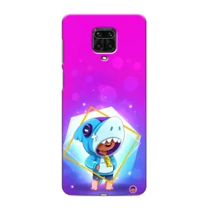 Чохол Бравл Старс для Xiaomi Redmi Note 9S (Леон у костюмі Акули)