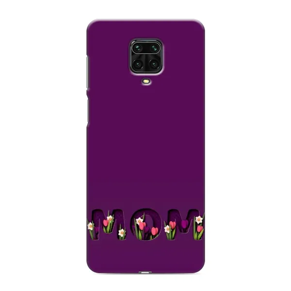 Чехол с рисунком «Мама с цветами» для Xiaomi Redmi Note 9S