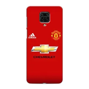 Силиконовые Чехлы принт Футбол на Xiaomi Redmi Note 9S (Man United)