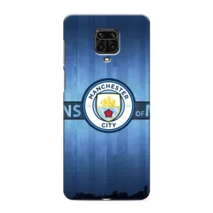 Силиконовые Чехлы принт Футбол на Xiaomi Redmi Note 9S (ManCity)