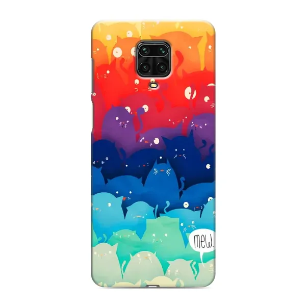 Чехол с рисунком «Mew» для Xiaomi Redmi Note 9S